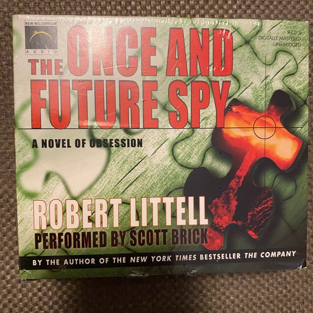Robert Littell: The Once and Future Spy Audiobook CD New